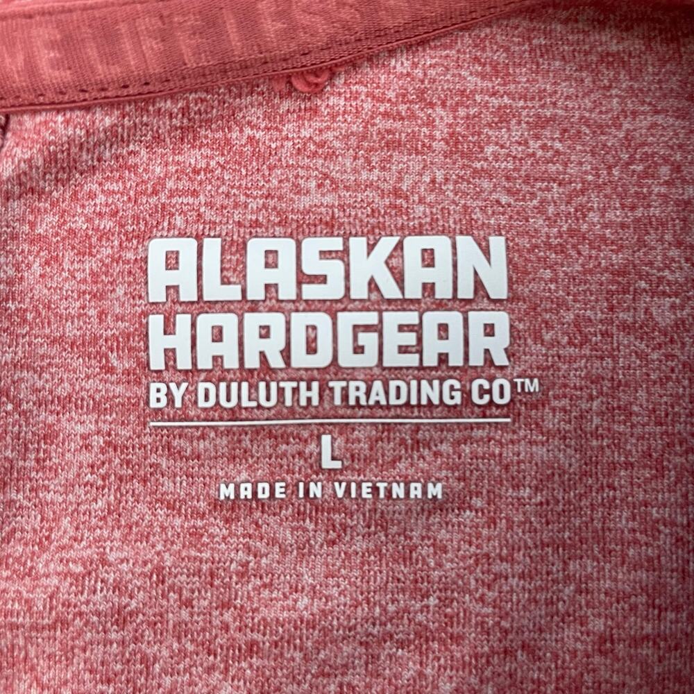 Alaskan Hardgear Duluth Trading Womens L Red Long Sleeve Thumbhole Shirt - Picture 2 of 12